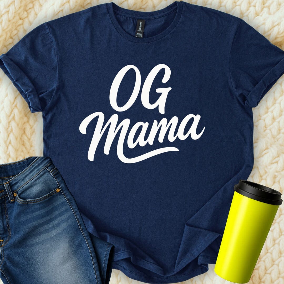MyDesigns T-Shirt OG Mama Lettering Design Mothers Original Gangster T-Shirt