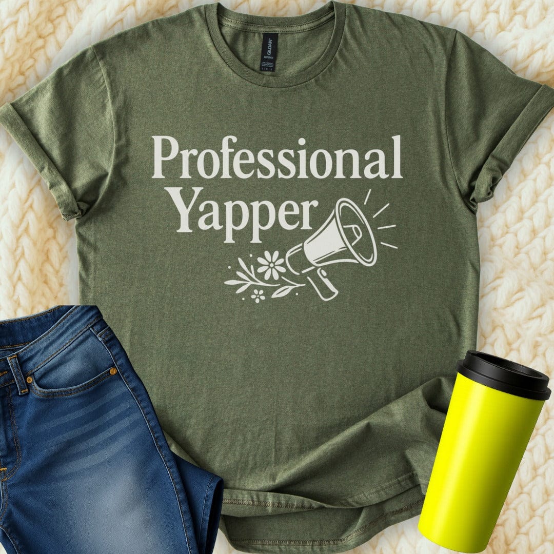 The Off Base T-Shirt S / Military Green Professional Yapper T-Shirt