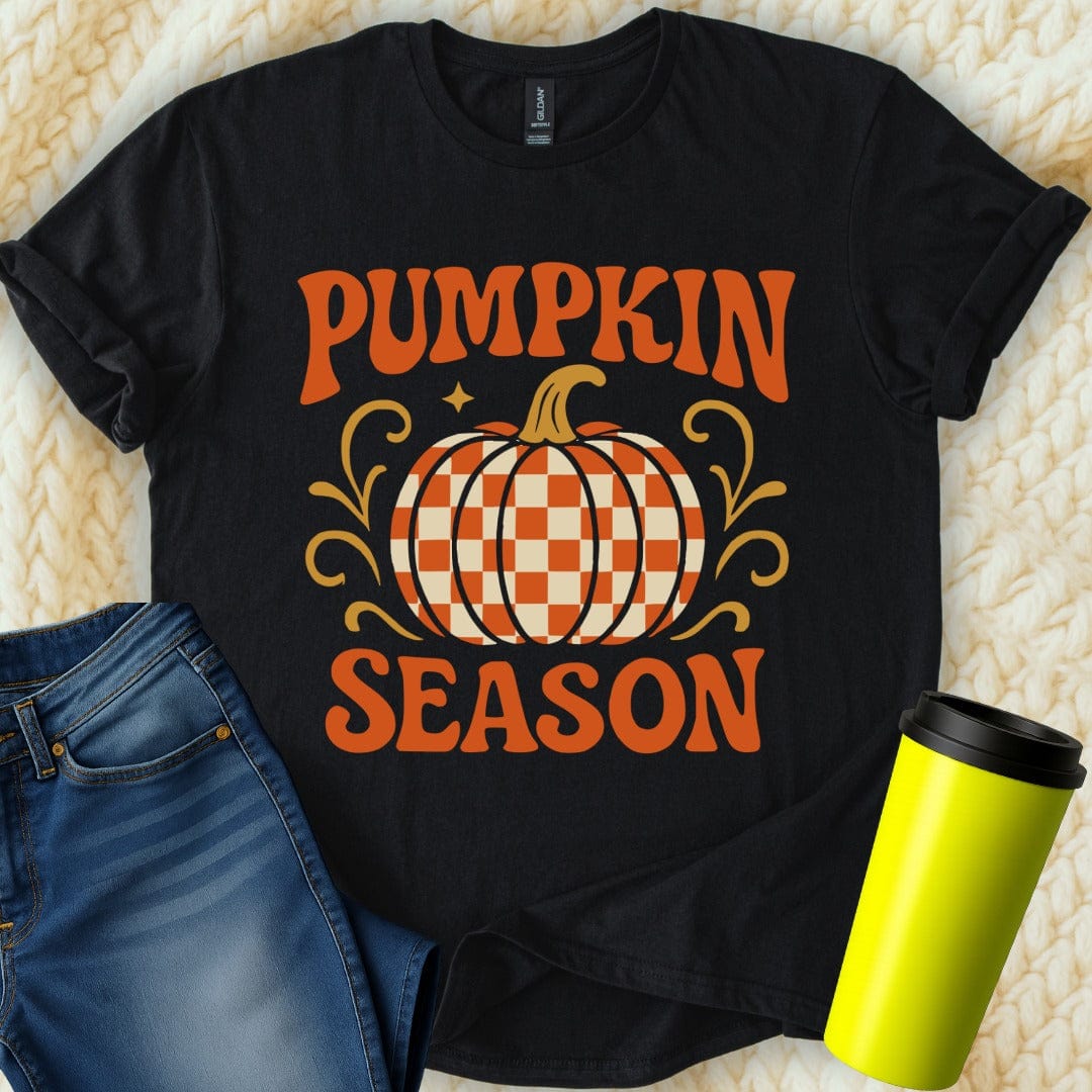 MyDesigns T-Shirt S / Black Pumpkin Season T-Shirt