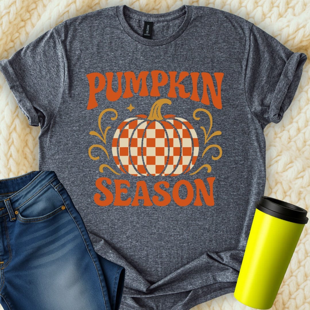 MyDesigns T-Shirt S / Dark Heather Pumpkin Season T-Shirt