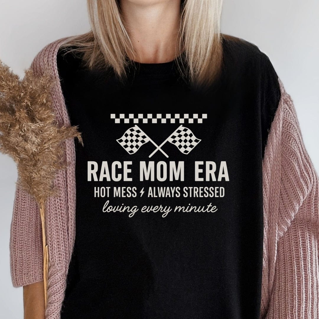 Printify T-Shirt Race Mom Era T-Shirt