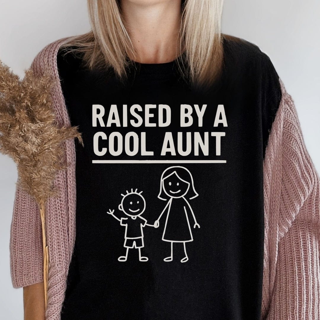 MyDesigns T-Shirt Raised by a Cool Aunt T-Shirt