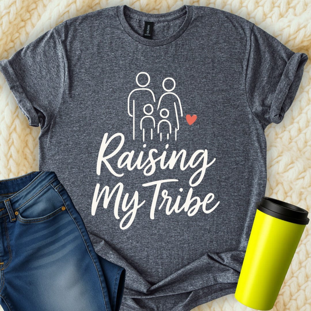 MyDesigns T-Shirt S / Dark Heather Raising My Tribe T-Shirt