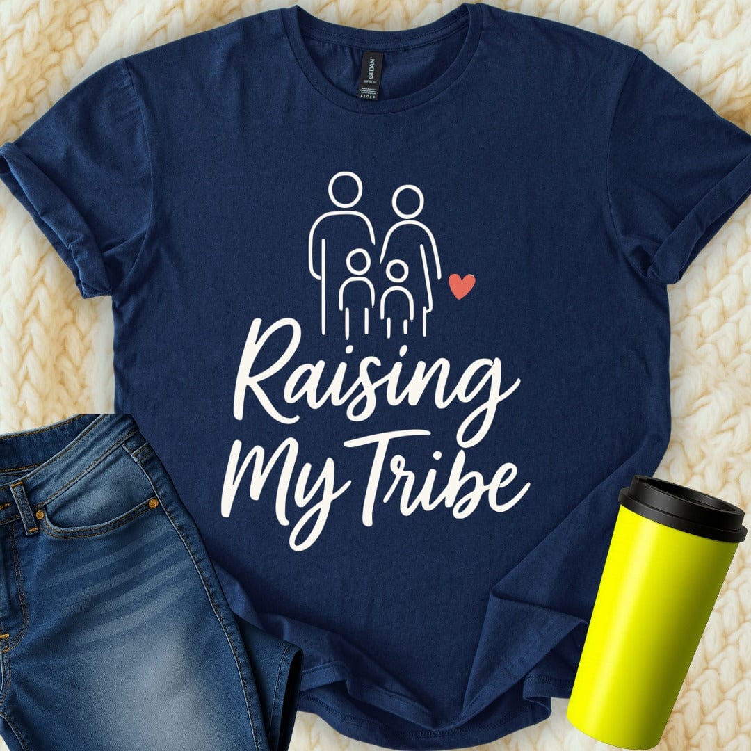 MyDesigns T-Shirt S / Navy Raising My Tribe T-Shirt
