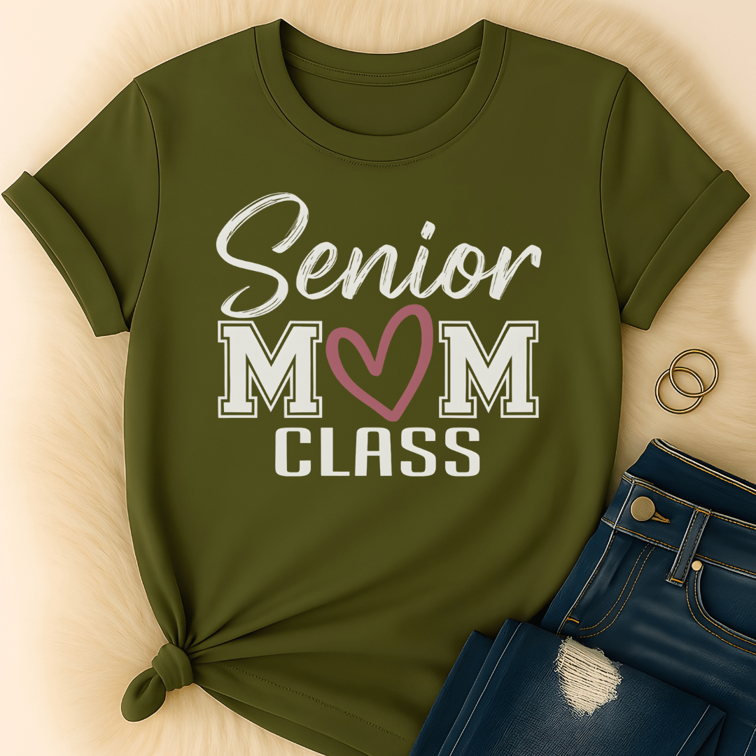 Printify T-Shirt Senior Mom T-Shirt
