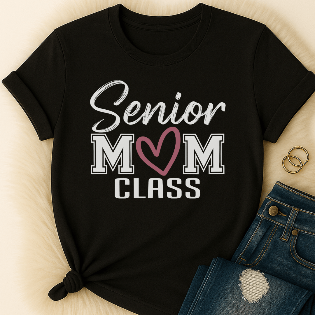 Printify T-Shirt Senior Mom T-Shirt