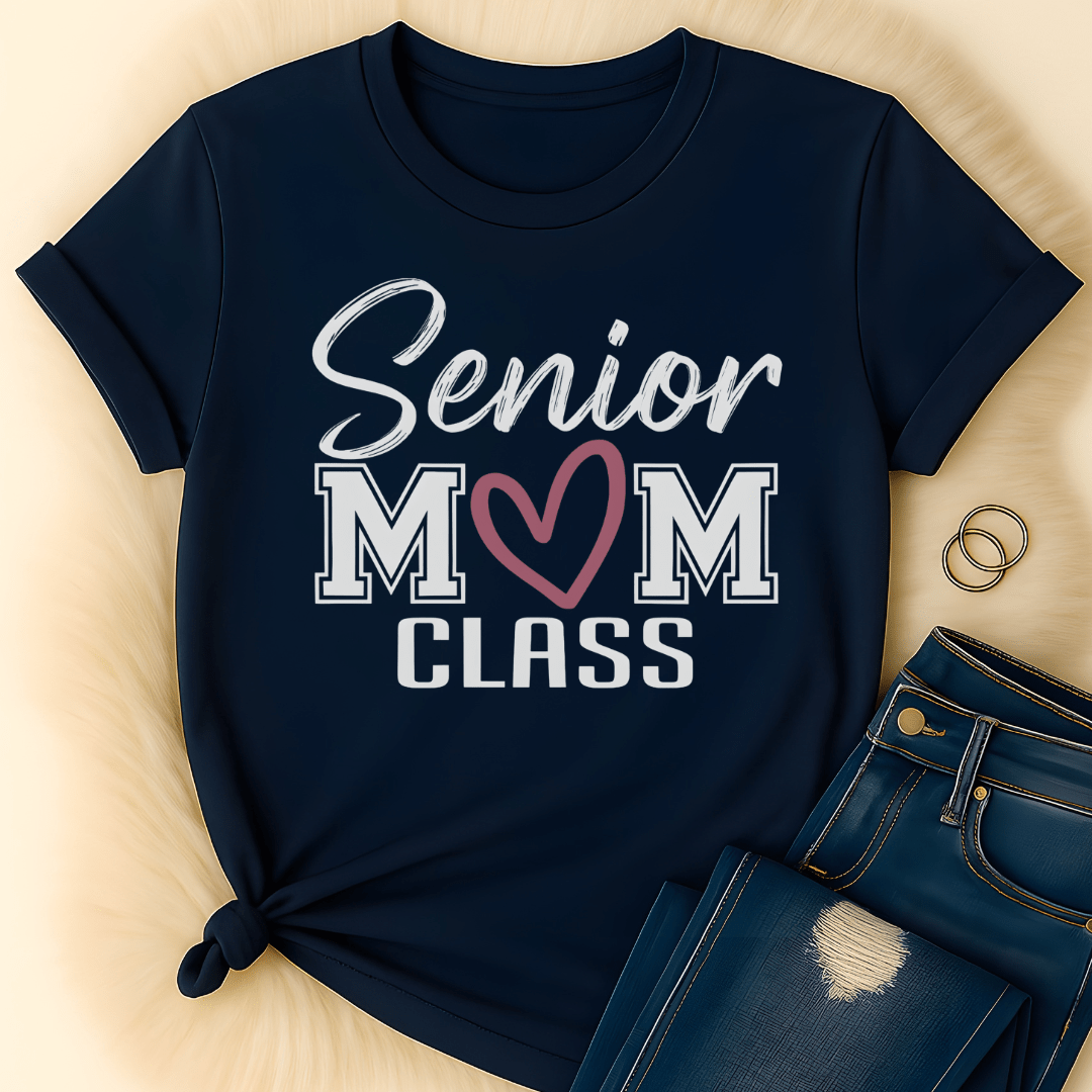 Printify T-Shirt Senior Mom T-Shirt