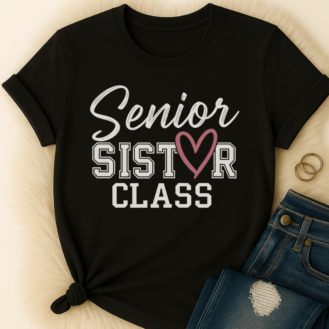 Printify T-Shirt Senior Sister T-Shirt