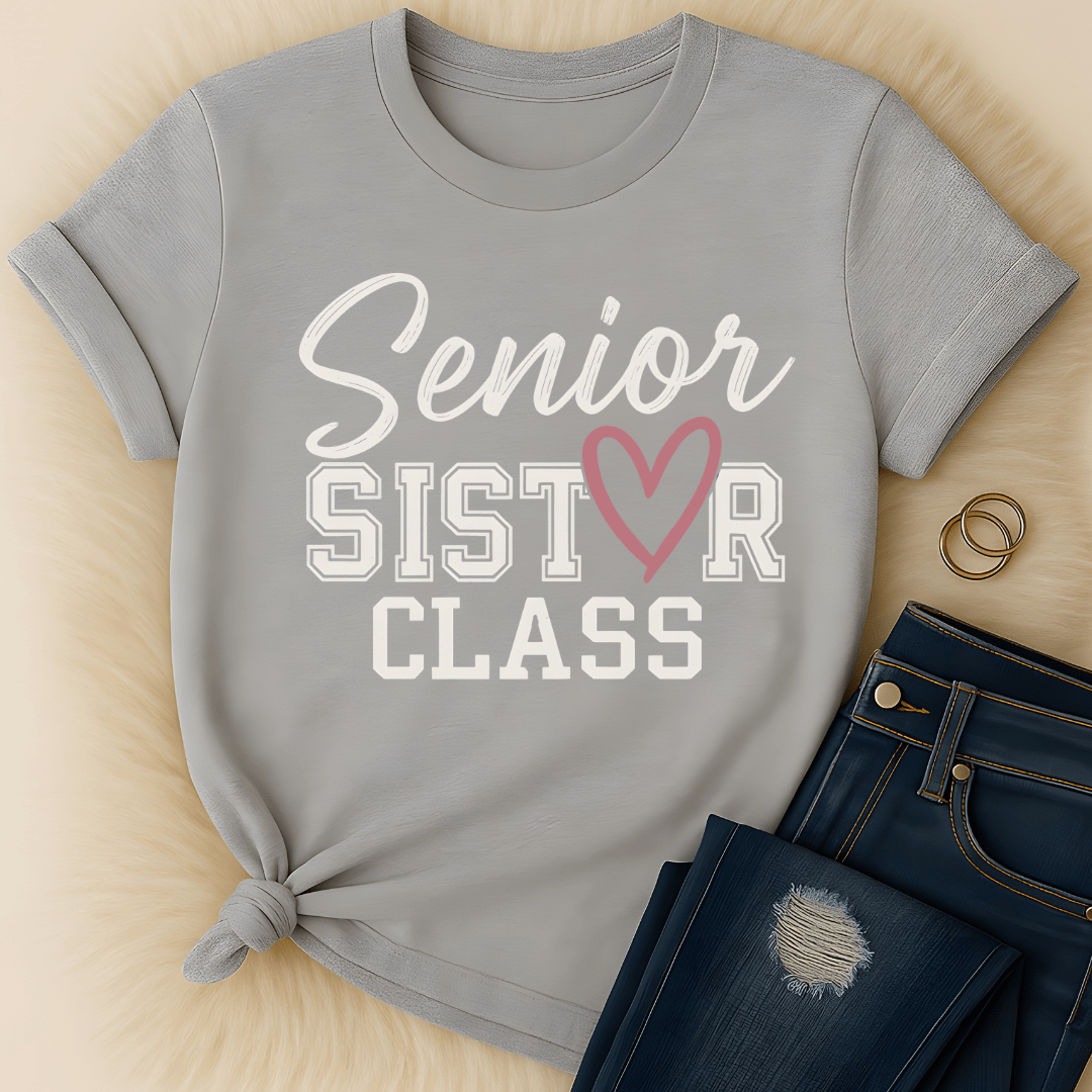 Printify T-Shirt Senior Sister T-Shirt
