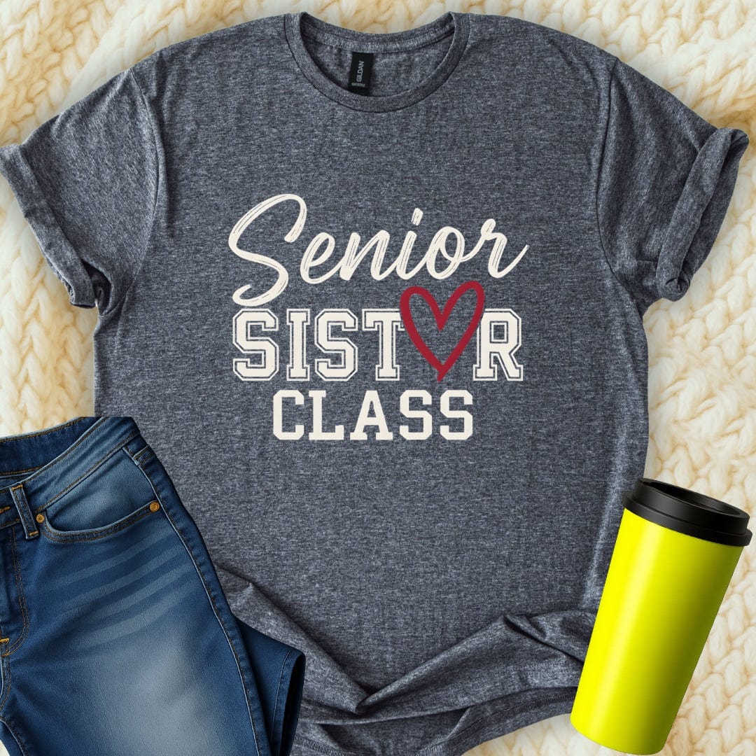 Printify T-Shirt Dark Heather / S Senior Sister T-Shirt