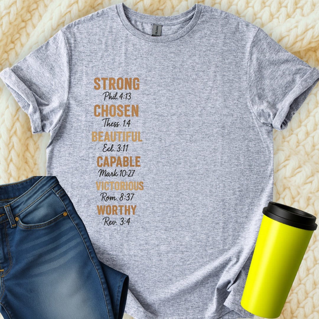 Printify T-Shirt Sport Grey / S She IS... T-Shirt