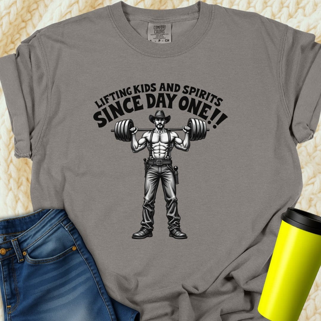 Printify T-Shirt Grey / S Since Day One Tee