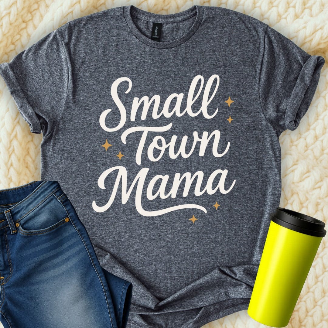 MyDesigns T-Shirt Small Town Mama Graphic Design Apparel For Mom T-Shirt