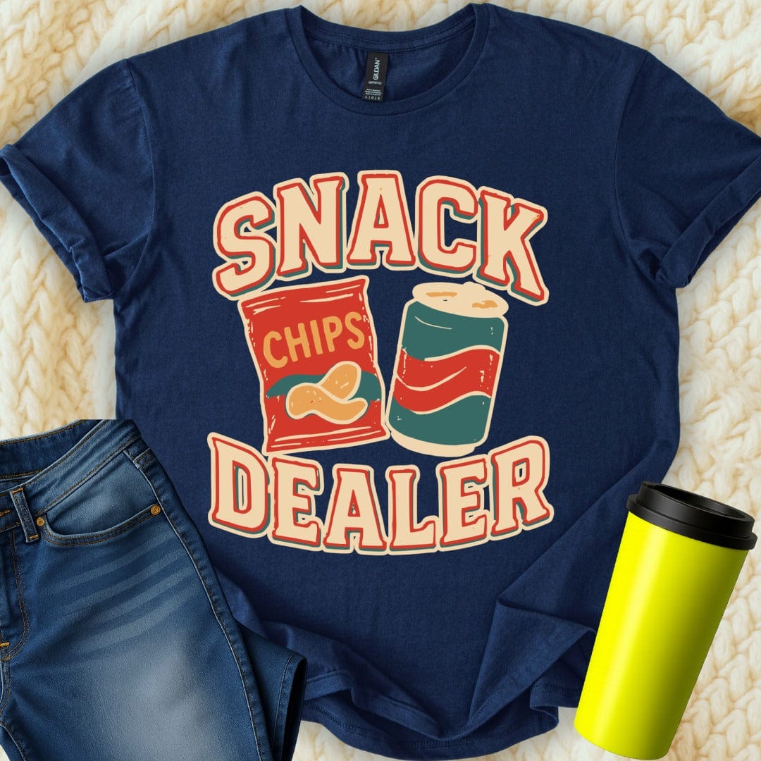 MyDesigns T-Shirt S / Navy Snack Dealer T-Shirt
