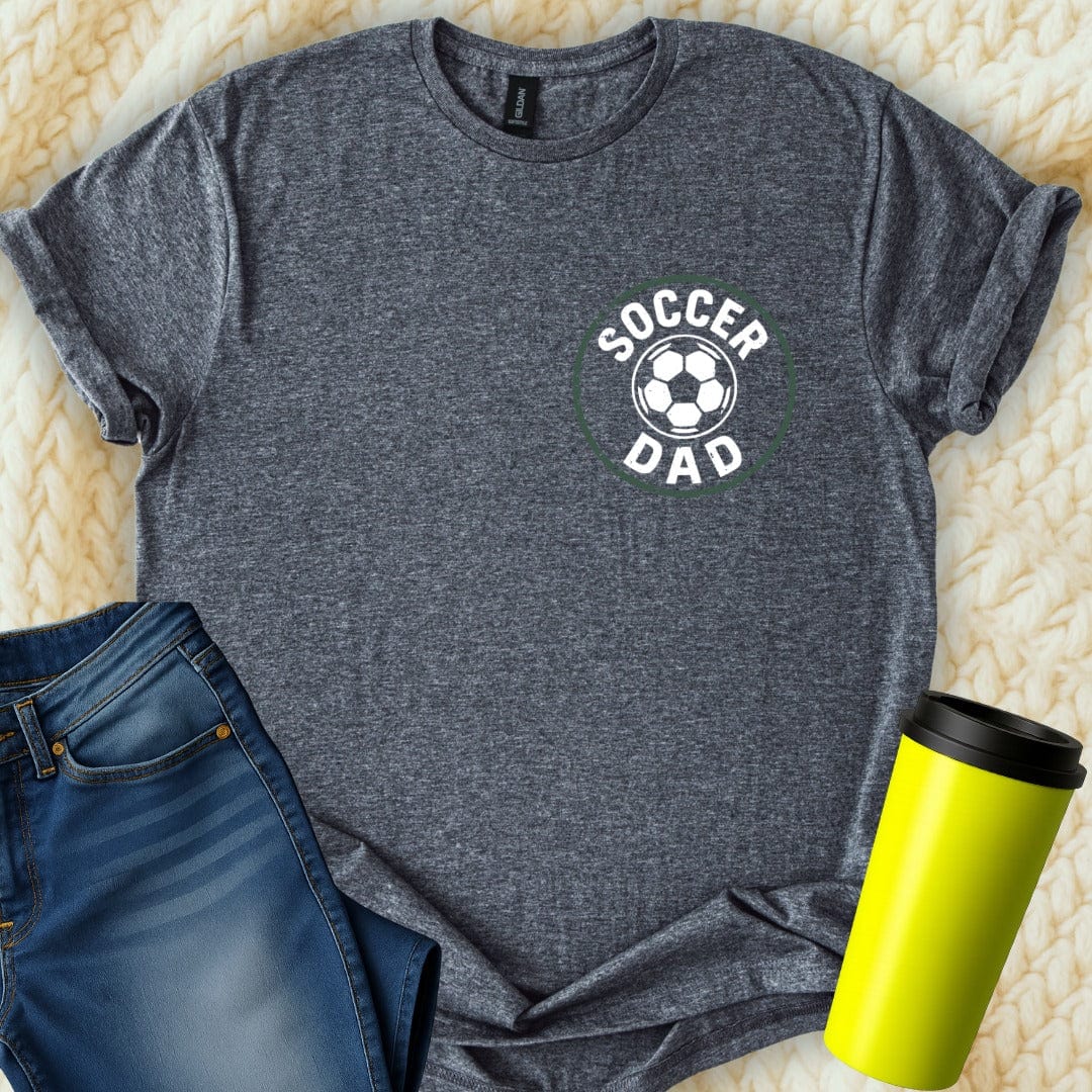 MyDesigns Physical Item Soccer Dad Graphic Printed Comfortable Casual T-Shirt