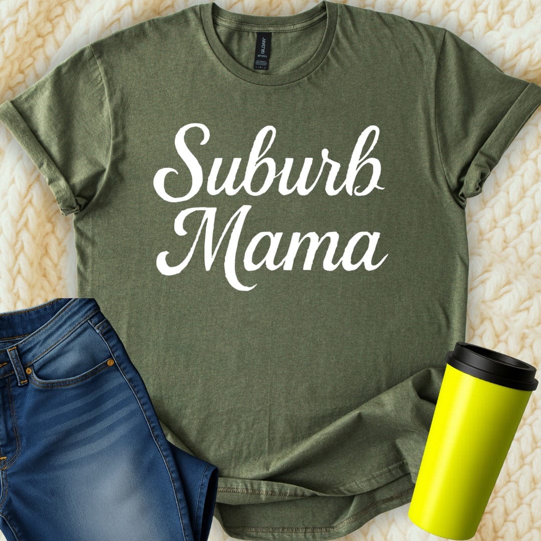 MyDesigns T-Shirt Suburb Mama Graphic Style Trendy Design Women T-Shirt