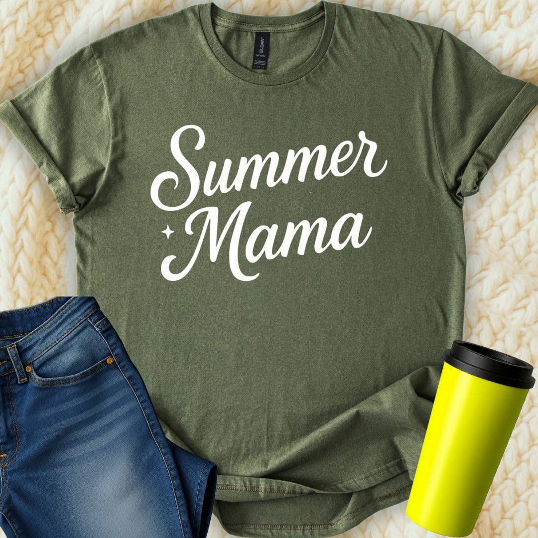 MyDesigns T-Shirt S / Military Green Summer Mama T-Shirt