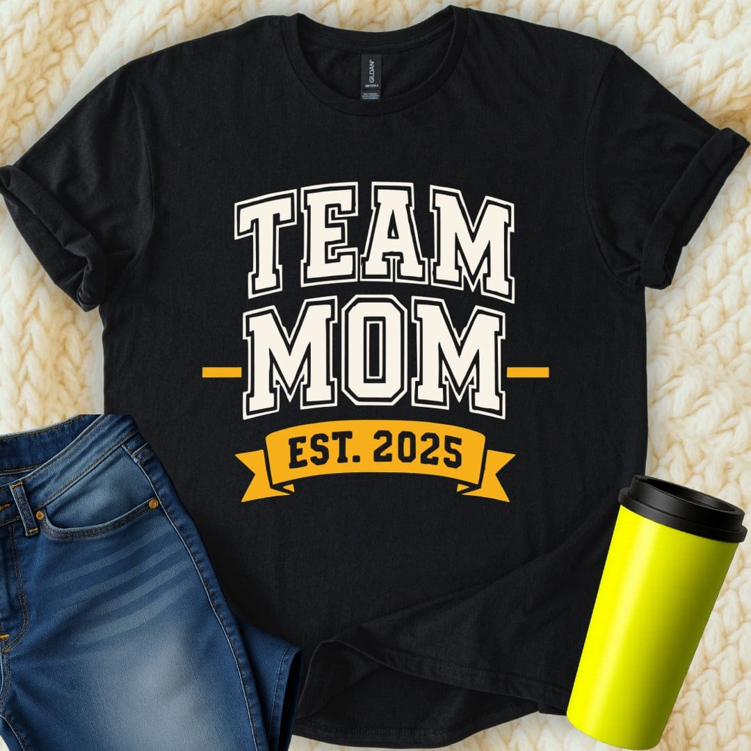 MyDesigns T-Shirt S / Black Team Mom T-Shirt