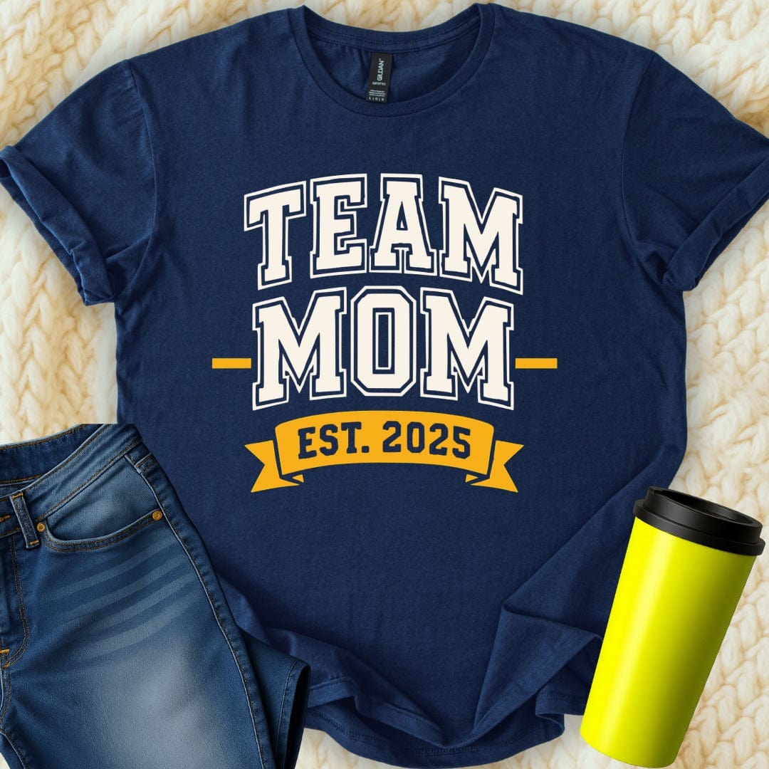 MyDesigns T-Shirt S / Navy Team Mom T-Shirt
