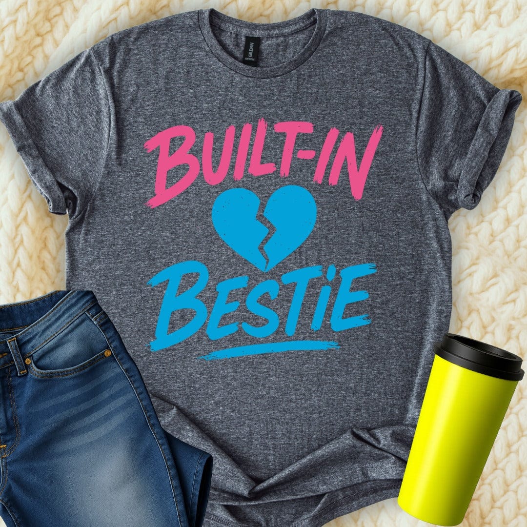 MyDesigns Physical Item Untitled Project - Built-In Bestie Graphic Style T-Shirt