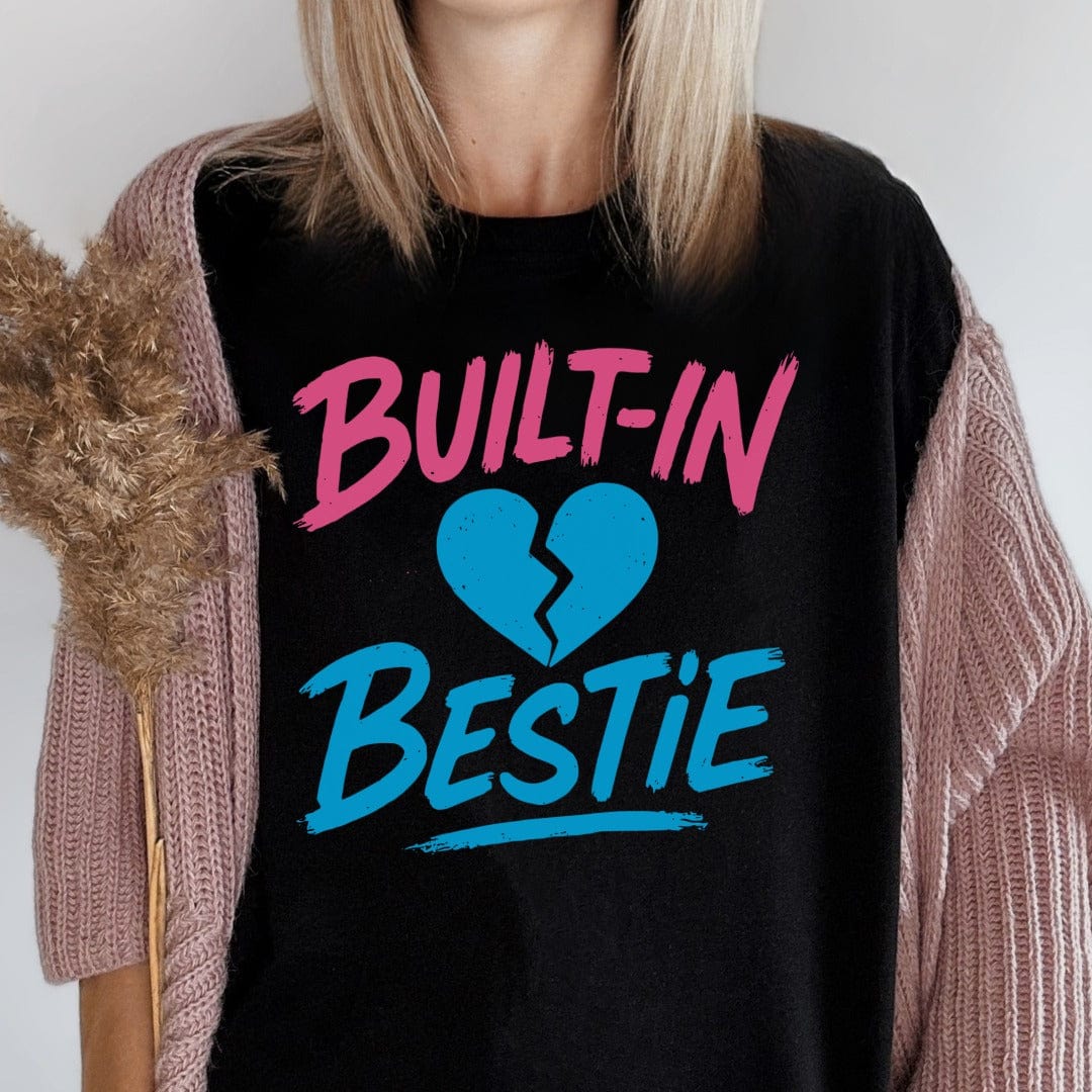 MyDesigns Physical Item Untitled Project - Built-In Bestie Graphic Style T-Shirt