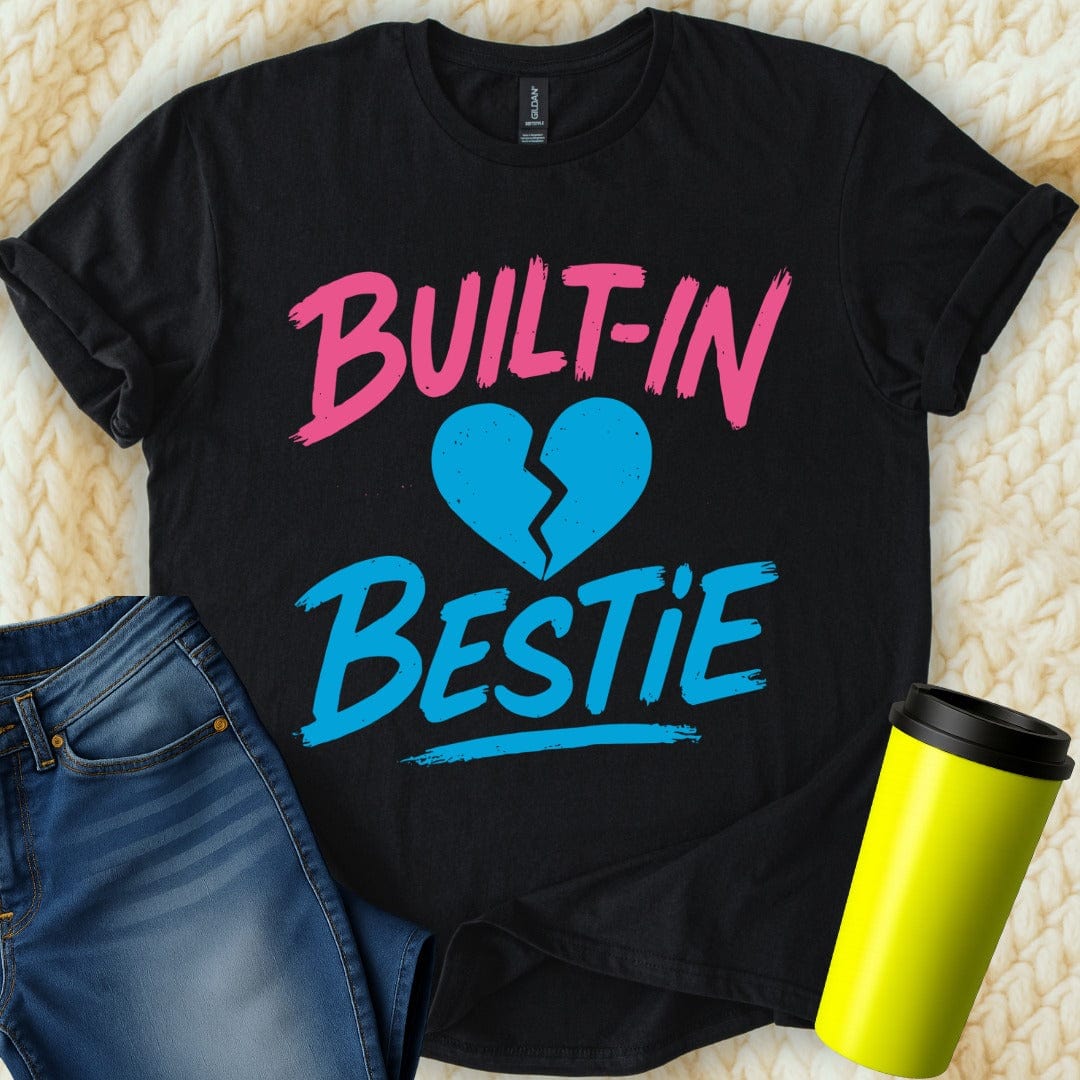 MyDesigns Physical Item Untitled Project - Built-In Bestie Graphic Style T-Shirt