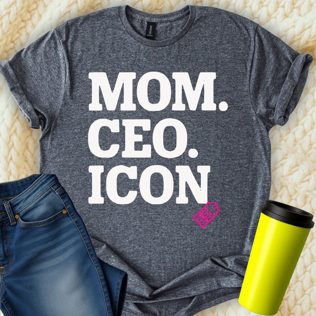 MyDesigns Physical Item Untitled Project - Mom CEO Icon Graphic Design T-Shirt