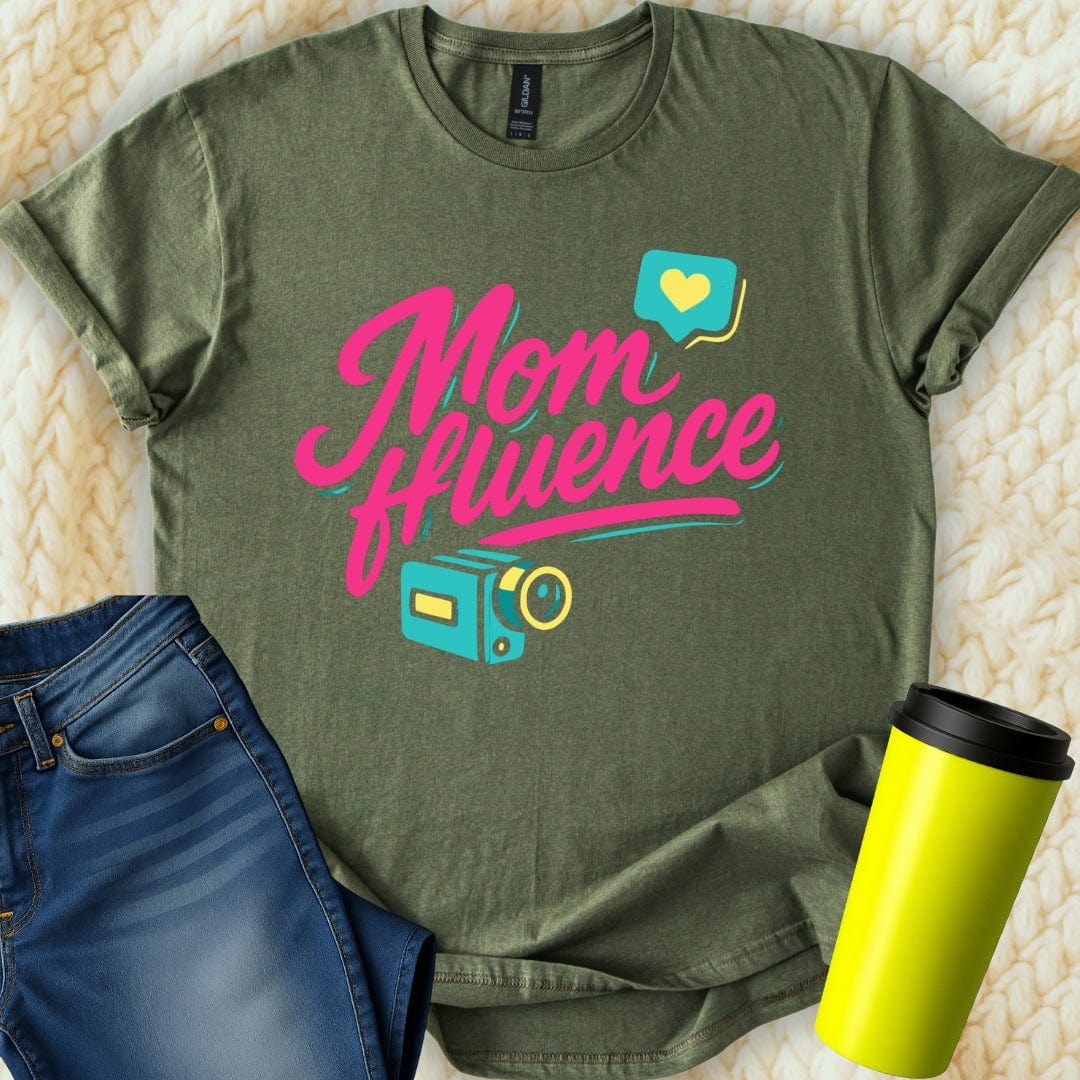 MyDesigns Physical Item Untitled Project - Momfluence Cute Design Video Camera T-Shirt