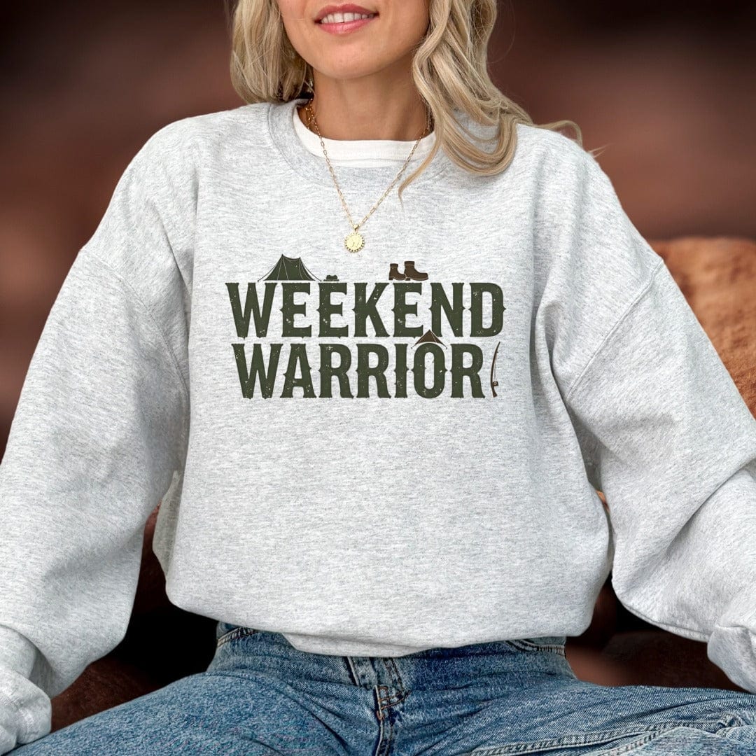 Printify Sweatshirt Weekend Dad Sweatshirt