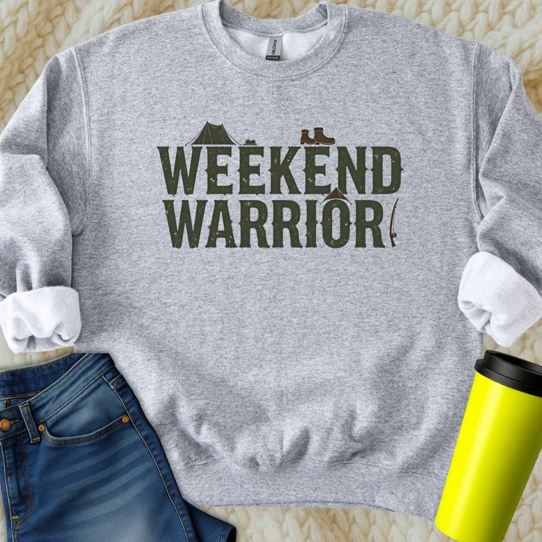 Printify Sweatshirt S / Sport Grey Weekend Dad Sweatshirt