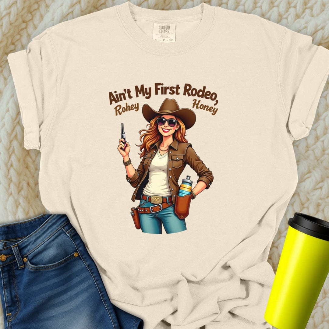 Printify T-Shirt Ivory / S Ain't My First Rodeo T-Shirt