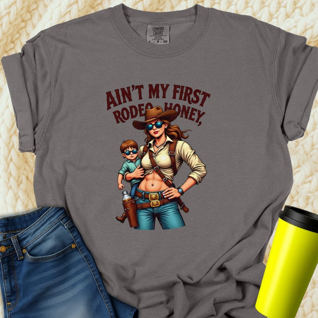 Printify T-Shirt Pepper / S Ain't My First Rodeo T-Shirt