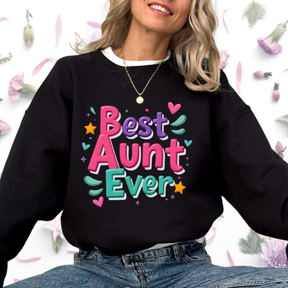 Printify Sweatshirt Aunt Club Sweatshirt