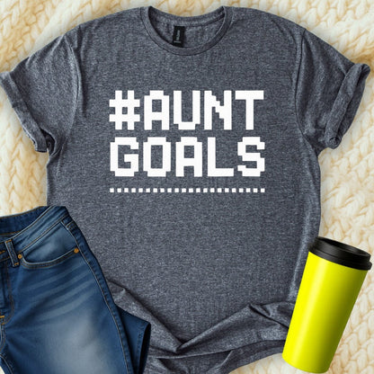 MyDesigns T-Shirt S / Dark Heather Aunt Goals T-Shirt