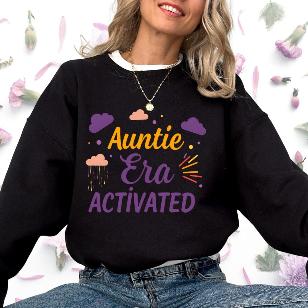 Printify Sweatshirt Auntie Era Sweatshirt