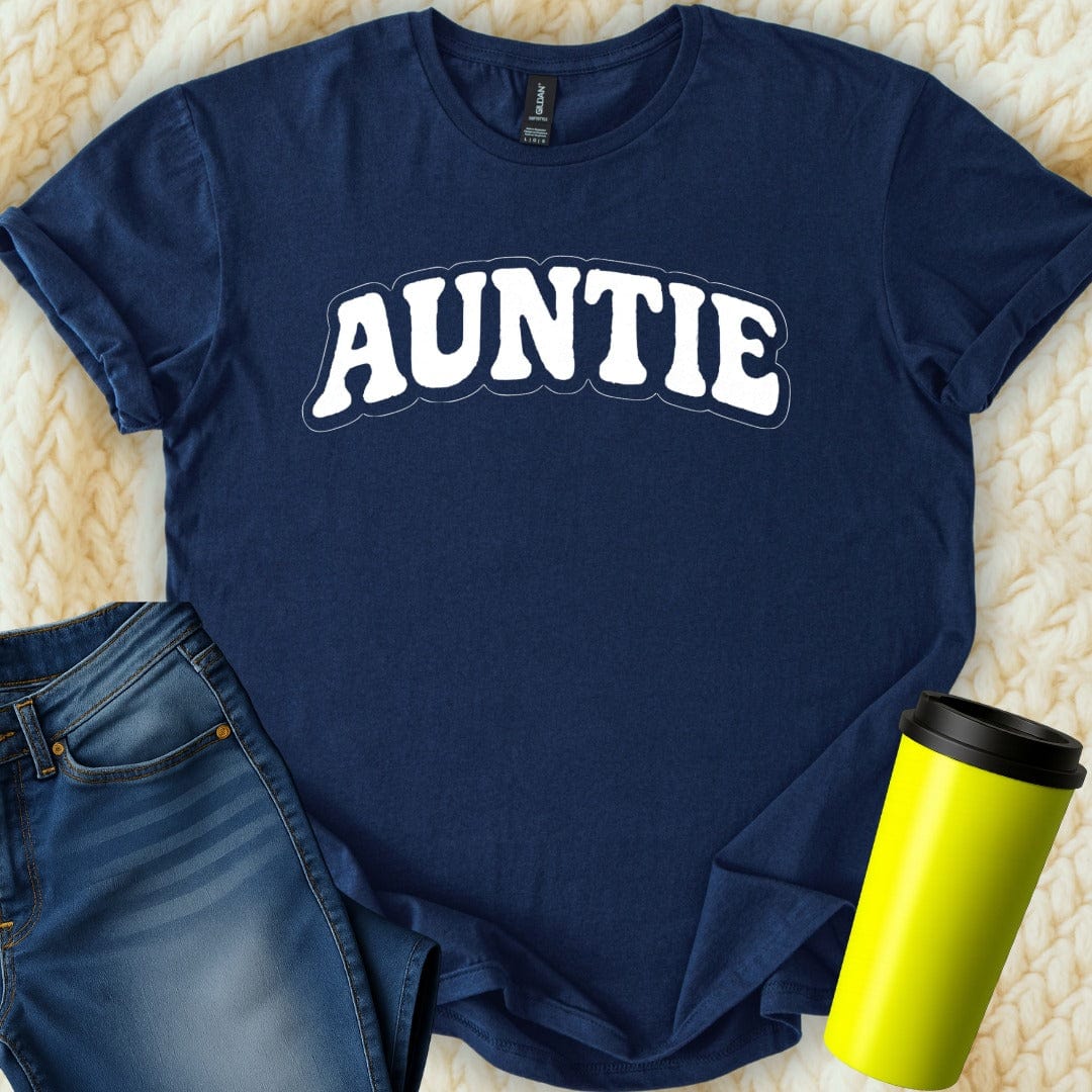 MyDesigns T-Shirt S / Navy Auntie T-Shirt