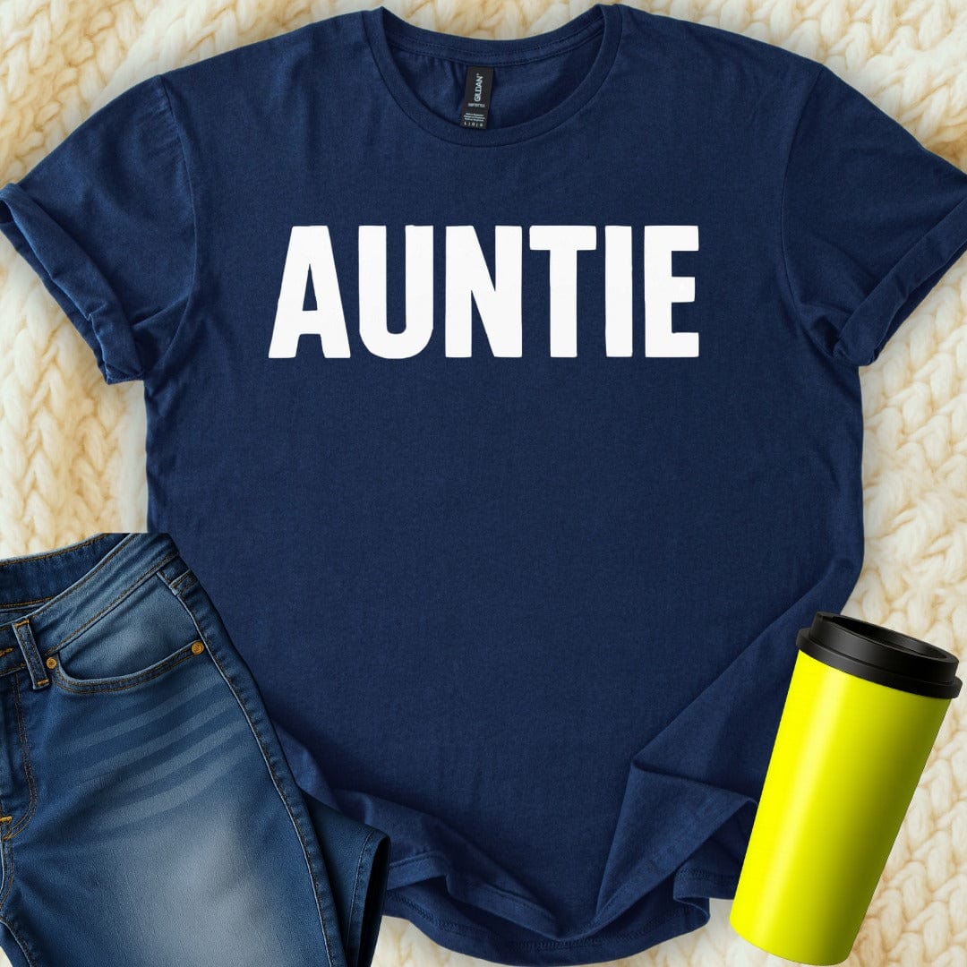 MyDesigns T-Shirt S / Navy Auntie T-Shirt