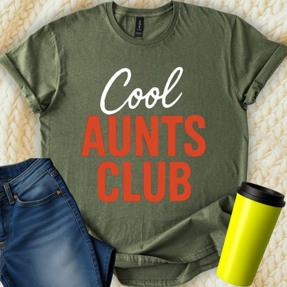 MyDesigns T-Shirt S / Military Green Aunts Club T-Shirt