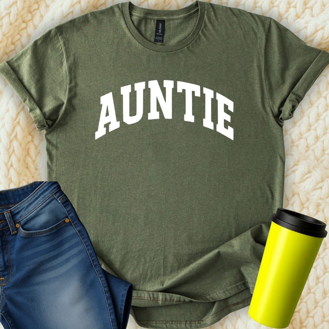 MyDesigns T-Shirt S / Military Green Best Auntie T-Shirt