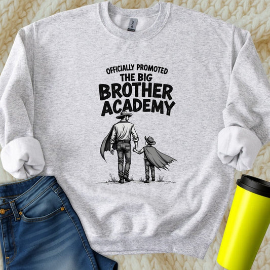 Printify Sweatshirt S / Ash Big Brother Sweatshirt