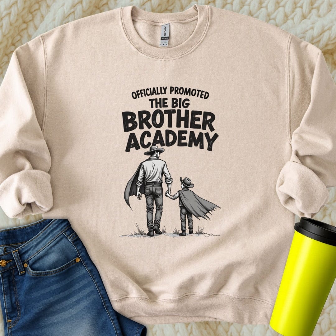 Printify Sweatshirt S / Sand Big Brother Sweatshirt