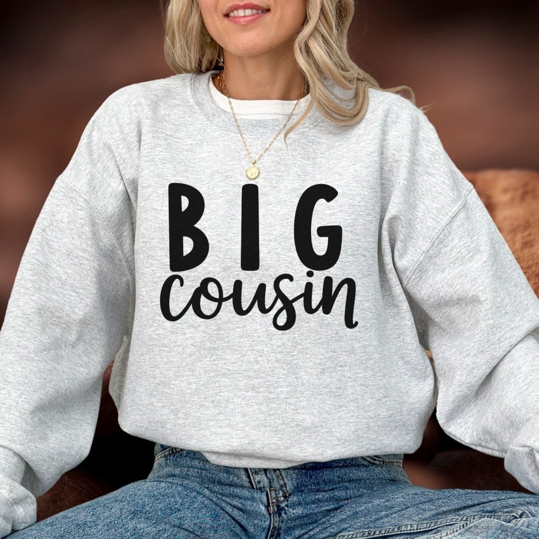 Printify Sweatshirt Big Cousin Sweatshirt