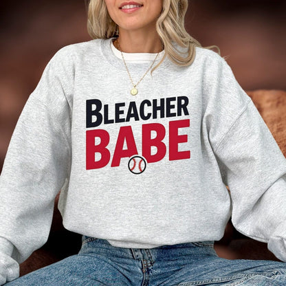 Printify Sweatshirt Bleacher Babe Sweatshirt