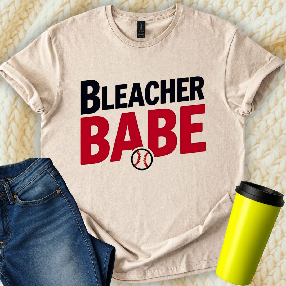 Printify T-Shirt Sand / S Bleacher Babe T-Shirt