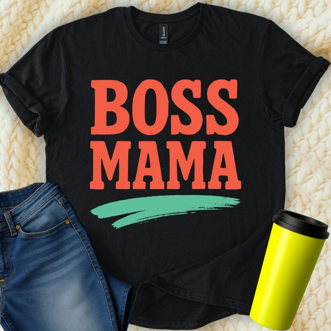 MyDesigns T-Shirt S / Black Boss Mama T-Shirt