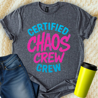 MyDesigns T-Shirt S / Dark Heather Certified Chaos Crew T-Shirt