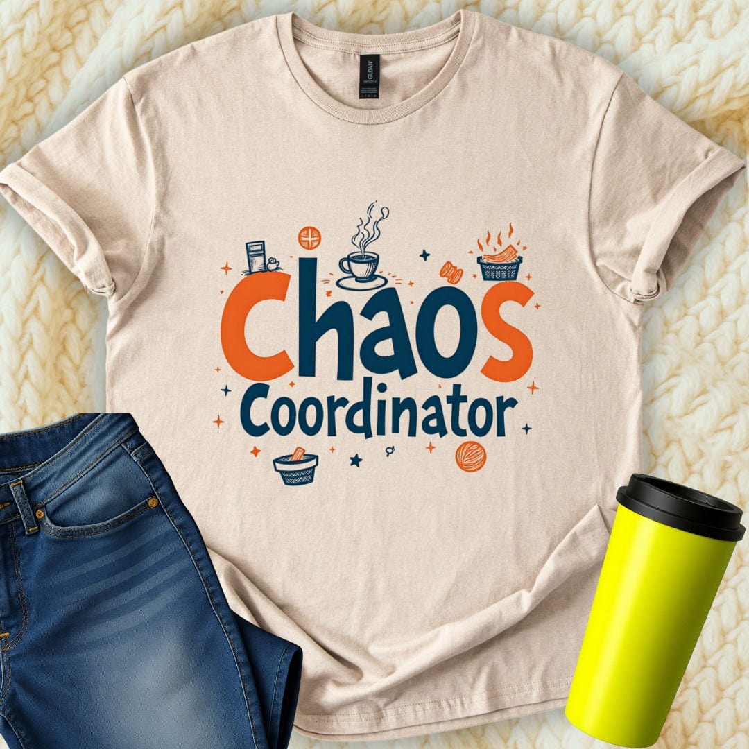Printify T-Shirt Sand / S Chaos Coordinator T-Shirt