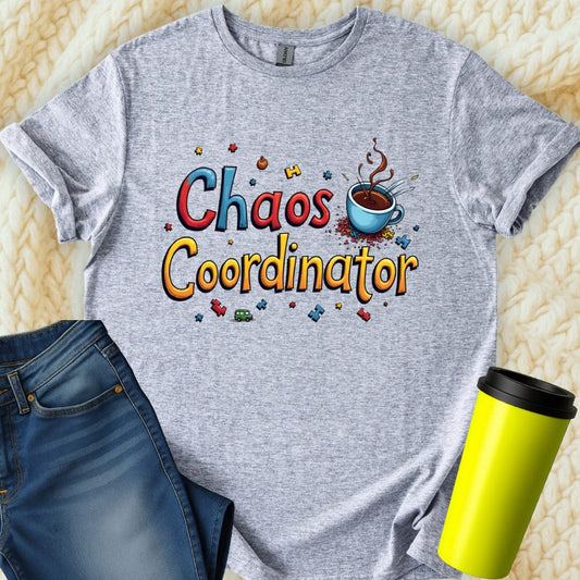Printify T-Shirt Sport Grey / S Chaos Coordinator T-Shirt