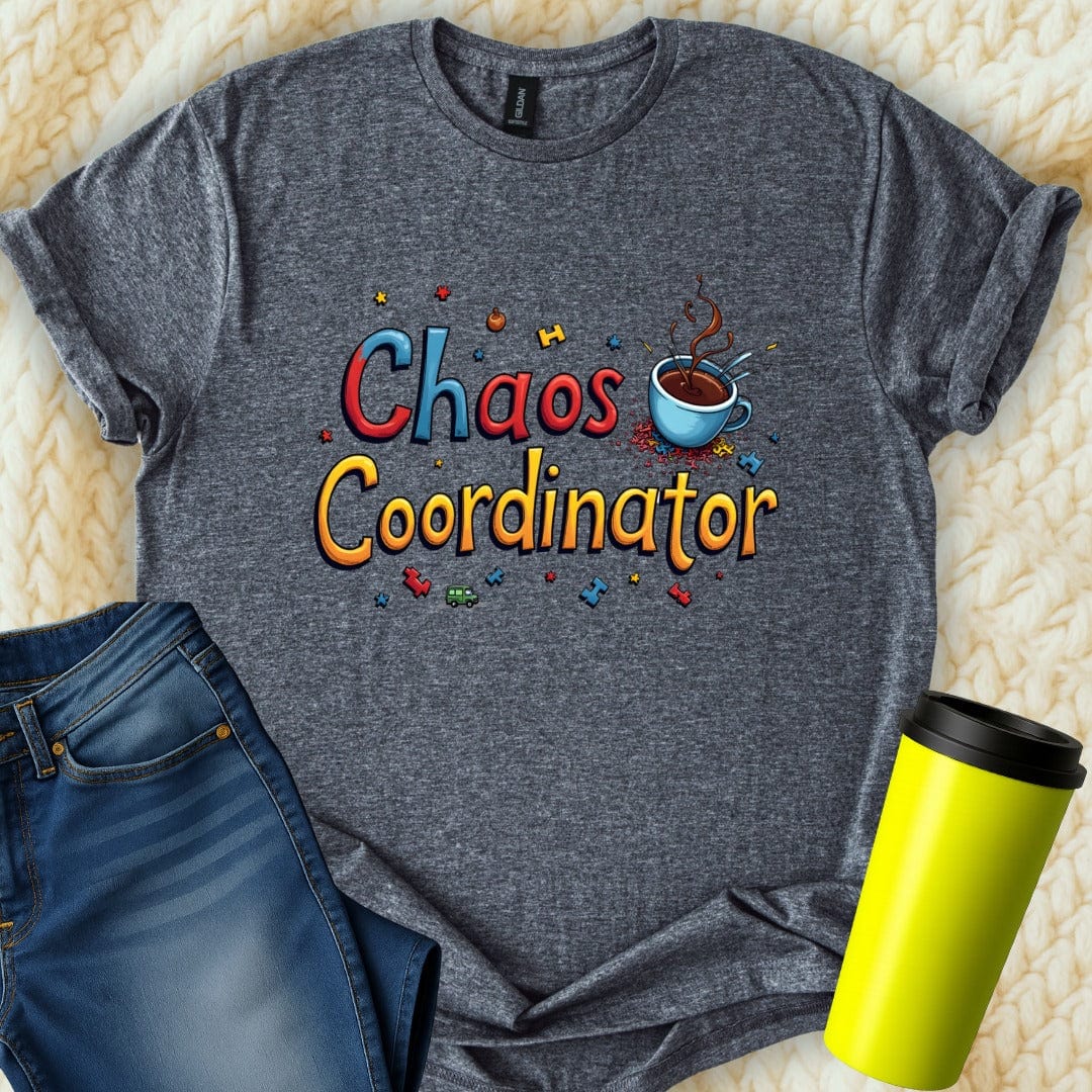 Printify T-Shirt Dark Heather / S Chaos Coordinator T-Shirt
