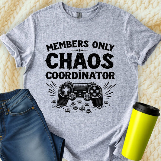 Printify T-Shirt Sport Grey / S Chaos Coordinator T-Shirt